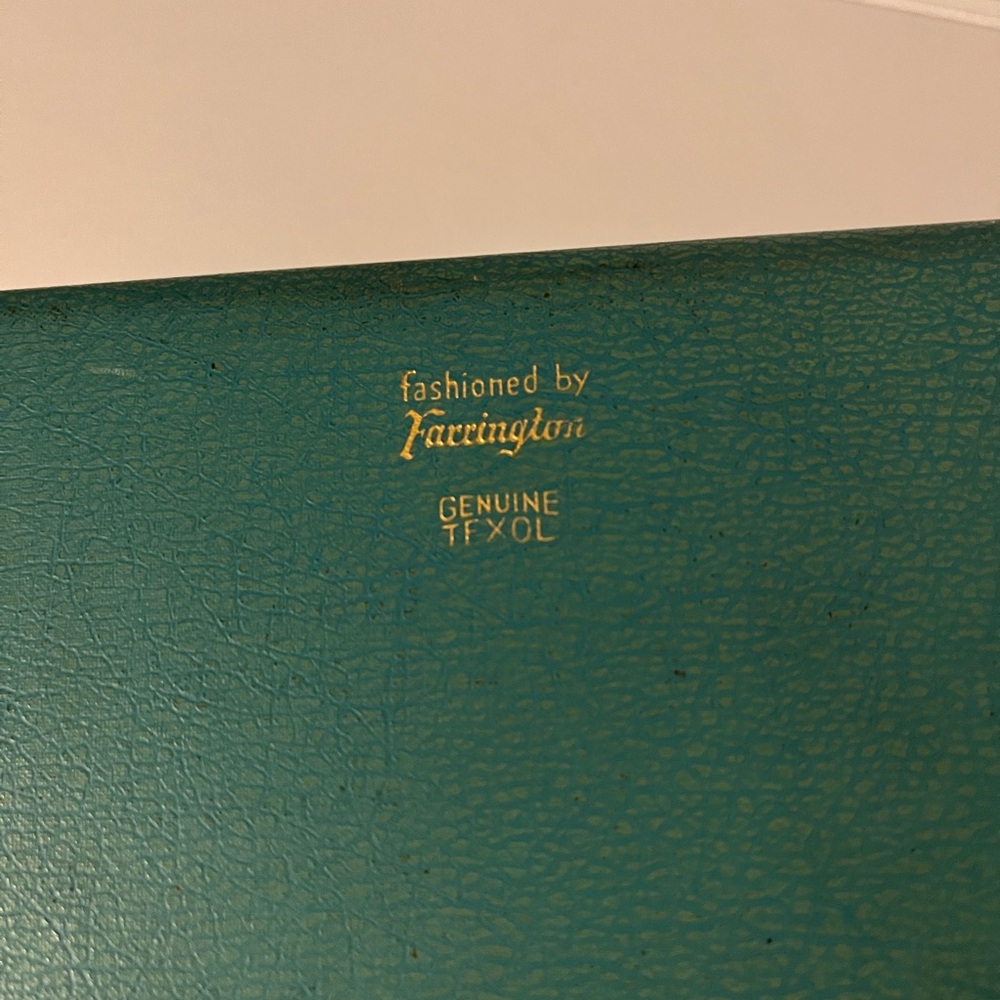 Teal farrington jewelry box - Picture 3 of 3
